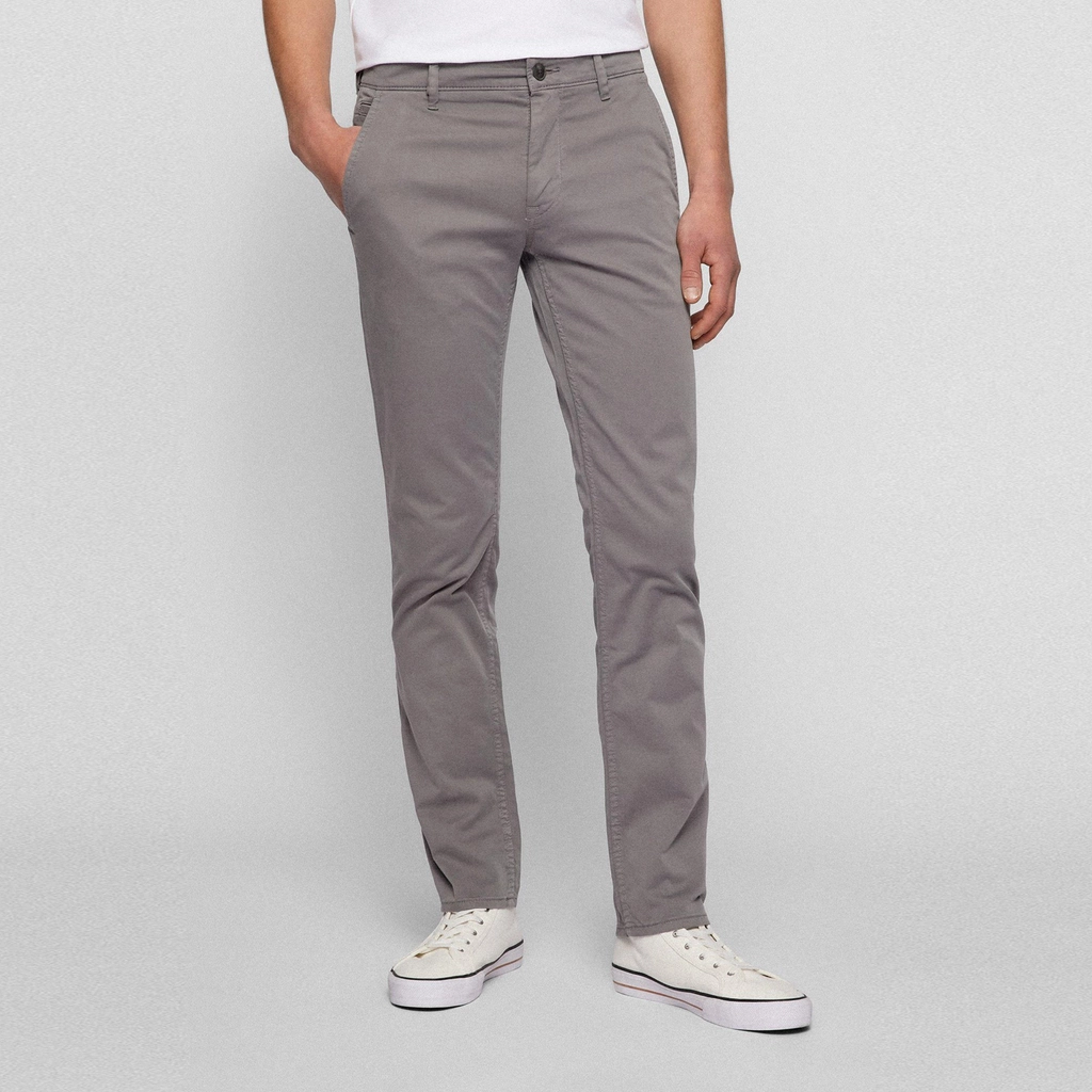 Hugo Boss Chino Slim Trousers - Dark Grey 027